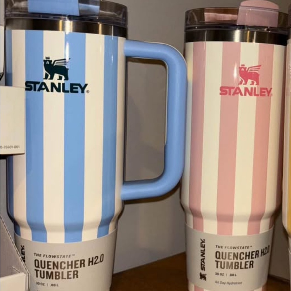 Stanley Quencher H2.0 Tumbler - Light Blue and Light Pink